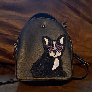 Kate Spade Black Mini Backpack